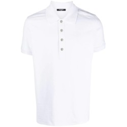 Monogram pique polo shirt