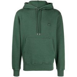 Tonal fox head patch hoodie