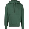 Tonal fox head patch hoodie