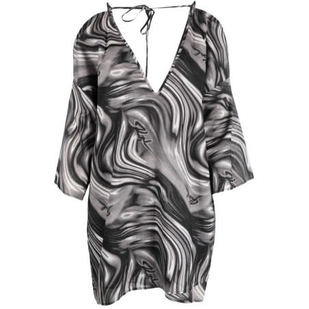 Multicolour print kaftan