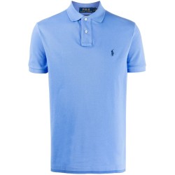 Custom slim mesh polo shirt