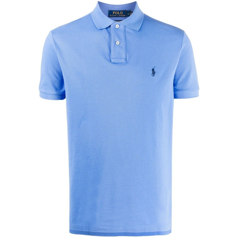 Custom slim mesh polo shirt