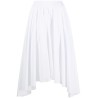 Cotton poplin pull on skirt