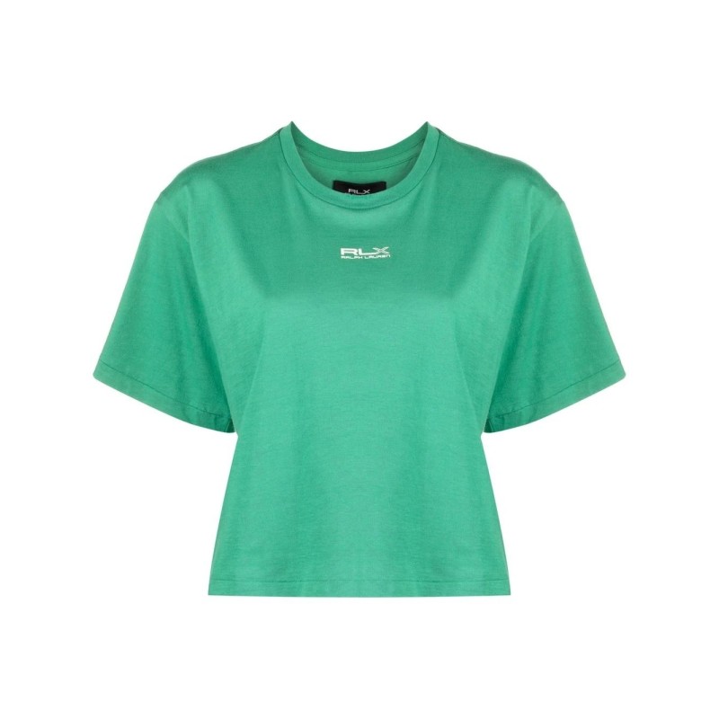 Short sleeve cropped t-shirt