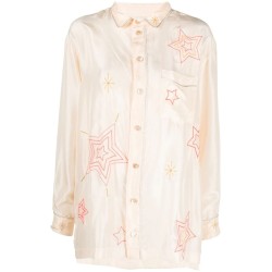 "star vibes" silk pyjamas shir