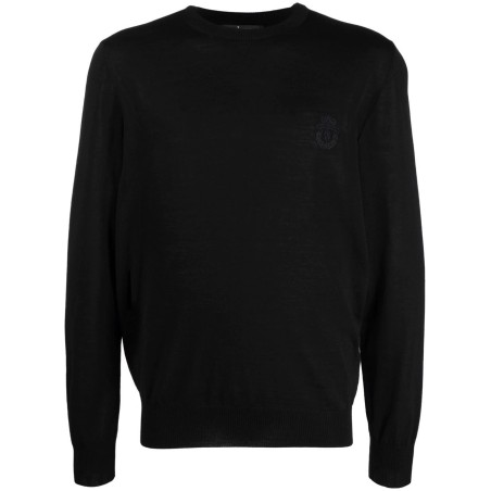 Merino wool pullover round nec