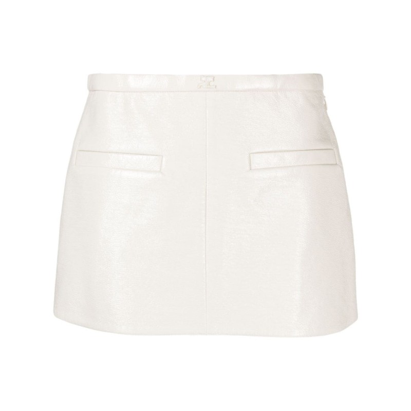 Heritage a-line vinyl skirt