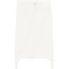 Twill suspenders mini skirt