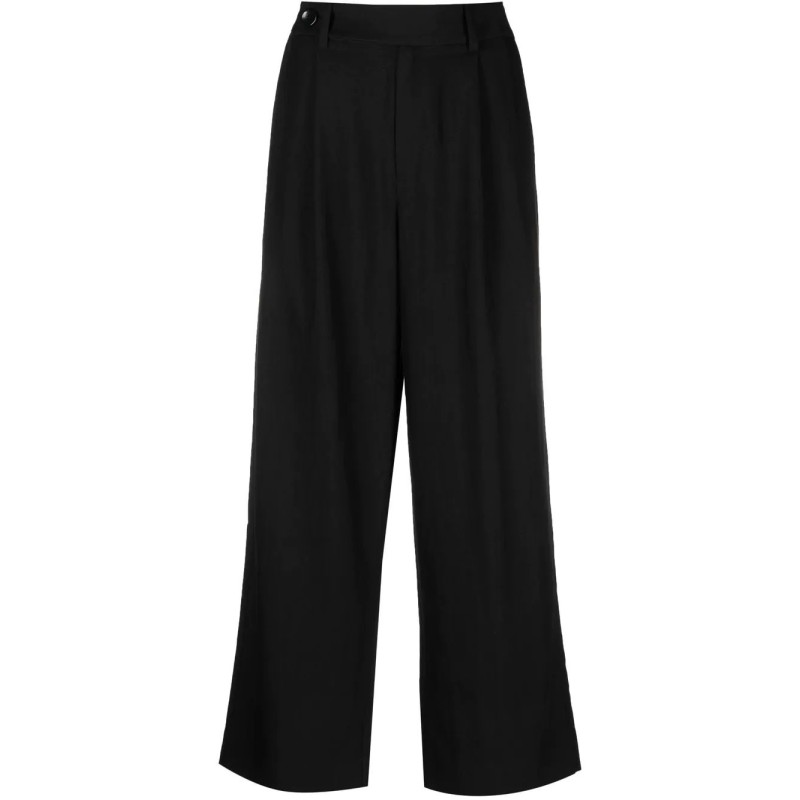 Drapey suiting wide leg pant