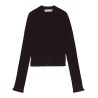 Cropped turtleneck sweater