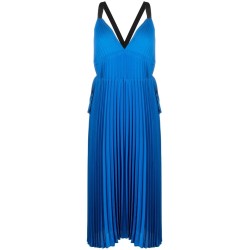 Broomstick pleated tank dress