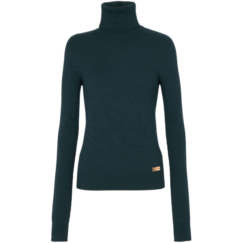 High neck pb wool pullover