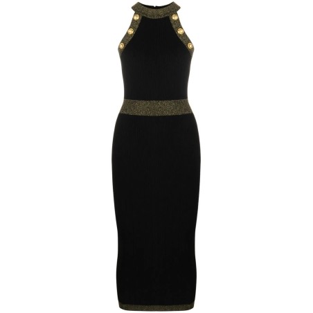 Sleeveless golden edge dress