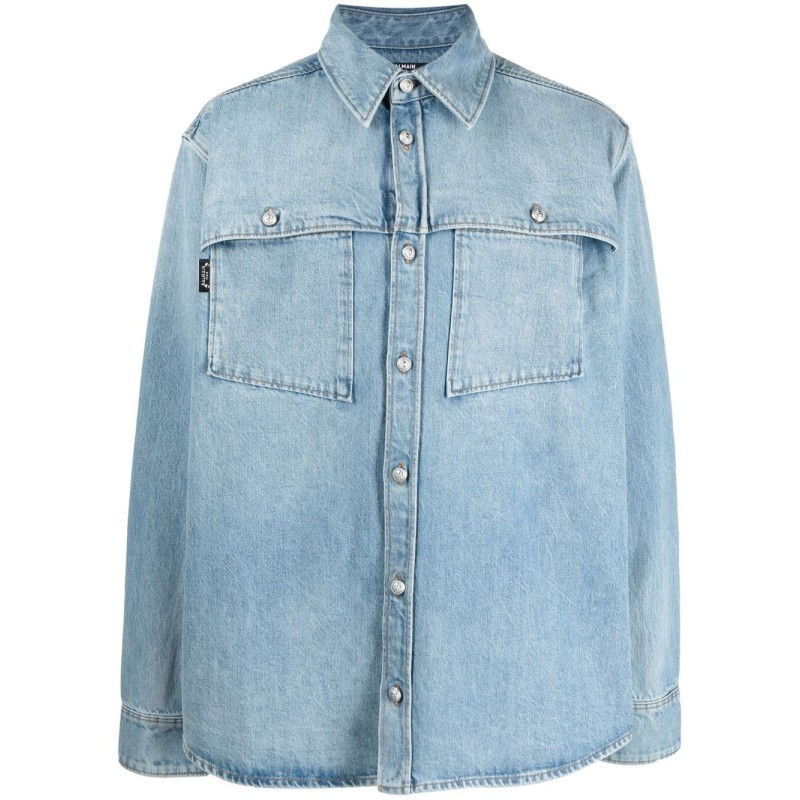 Denim overshirt