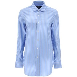 striped poplin shirt