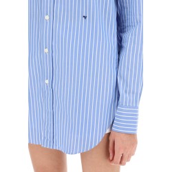 striped poplin shirt