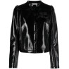 Iconic vinyl biker jacket