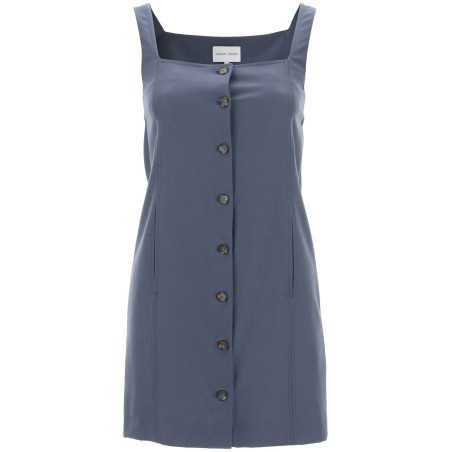 buttoned pinafore dress