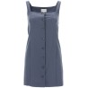 buttoned pinafore dress