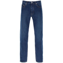 regular jeans with tapered cut