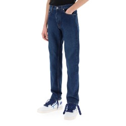 regular jeans with tapered cut