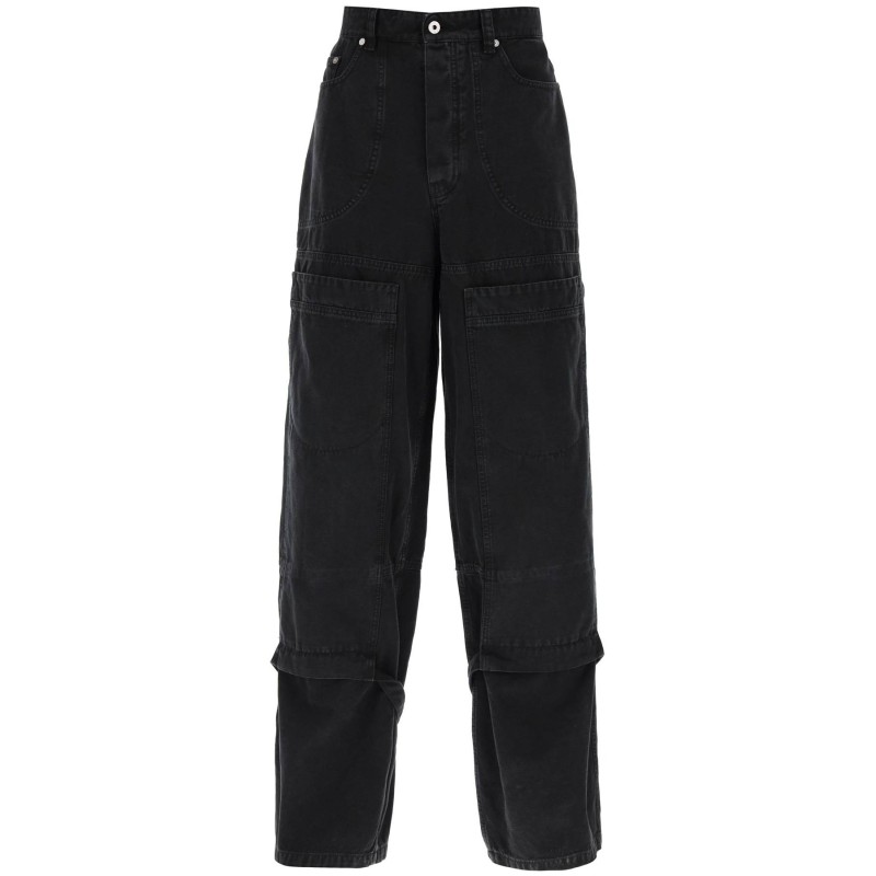 wide leg cargo pants