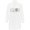 shirt dress with numeric logo