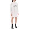 shirt dress with numeric logo