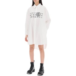 shirt dress with numeric logo