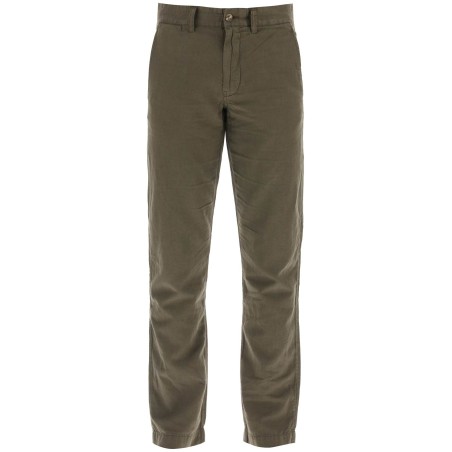 linen and cotton blend pants for