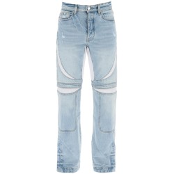 mx-3 jeans with mesh inserts