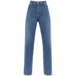 low-waisted baggy jeans