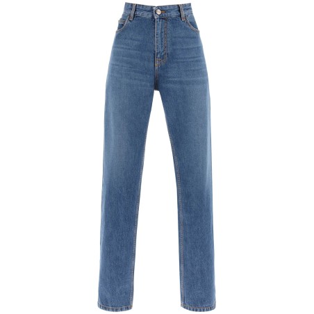 low-waisted baggy jeans