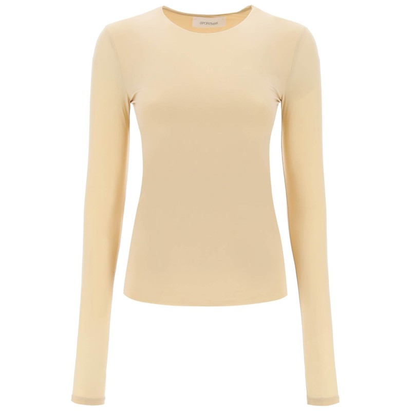 stretch jersey long-sleeved t-shirt