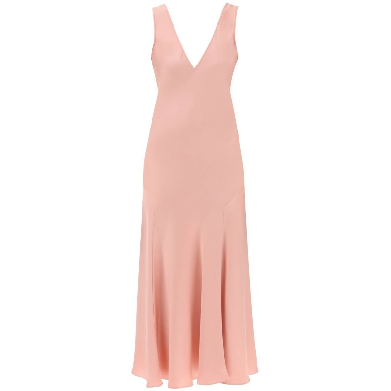 acqui satin midi dress