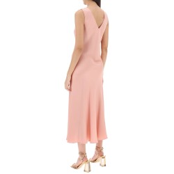 acqui satin midi dress