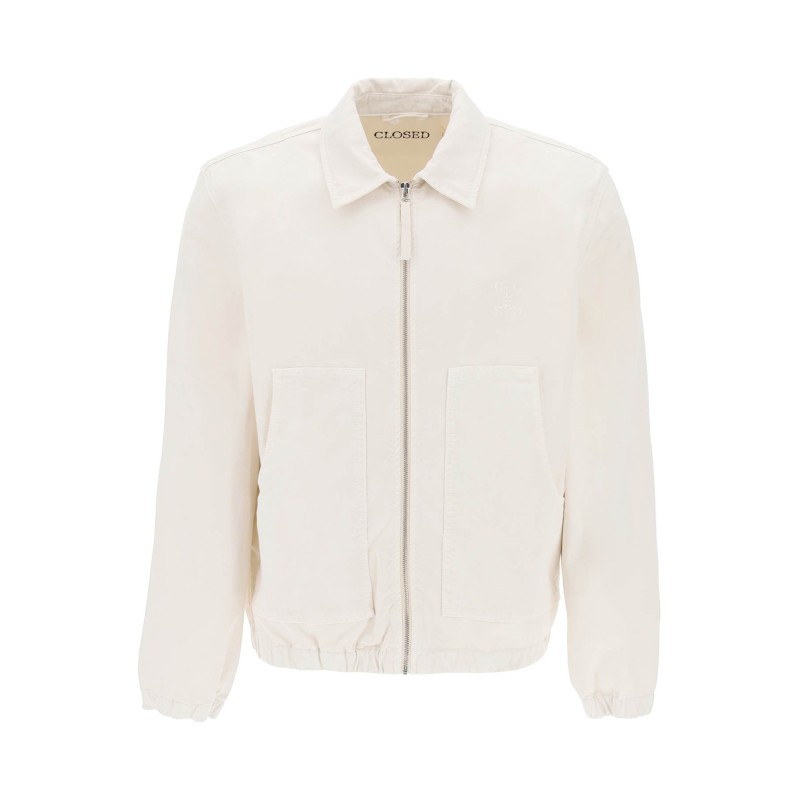 cotton blouson jacket