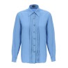 pleated bib shirt with