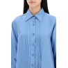 pleated bib shirt with