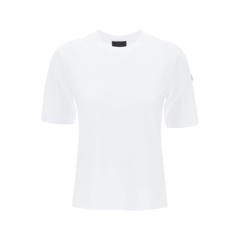 embossed logo t-shirt