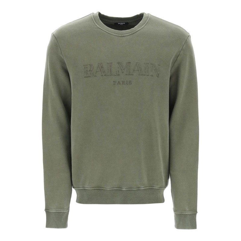 vintage balmain crewneck sweat