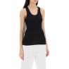 ribbed sleeveless top with