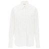 pleated bib shirt with