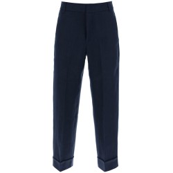 linen cigarette pants in salix style