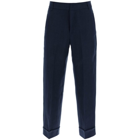 linen cigarette pants in salix style