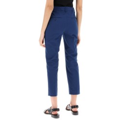 cecco cotton stretch cigarette pants in 10