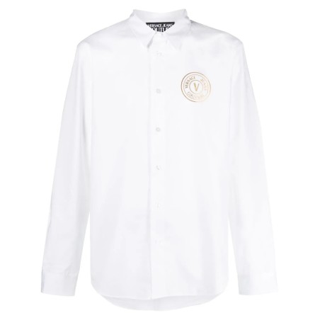 V emblem gold shirt