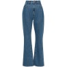 Ryder flared jeans solid