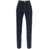 high-waisted slim fit jeans