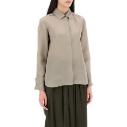 nola silk organza shirt in italian